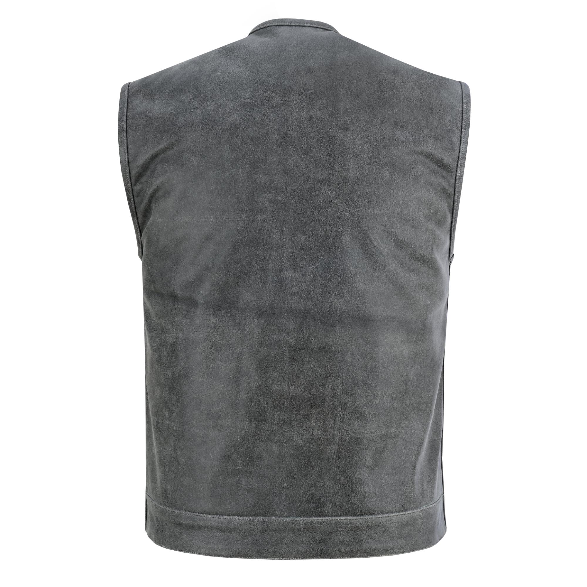 DS191V Concealed Snaps, Premium Naked Cowhide, Hidden Zipper, w/o Col - Image 6