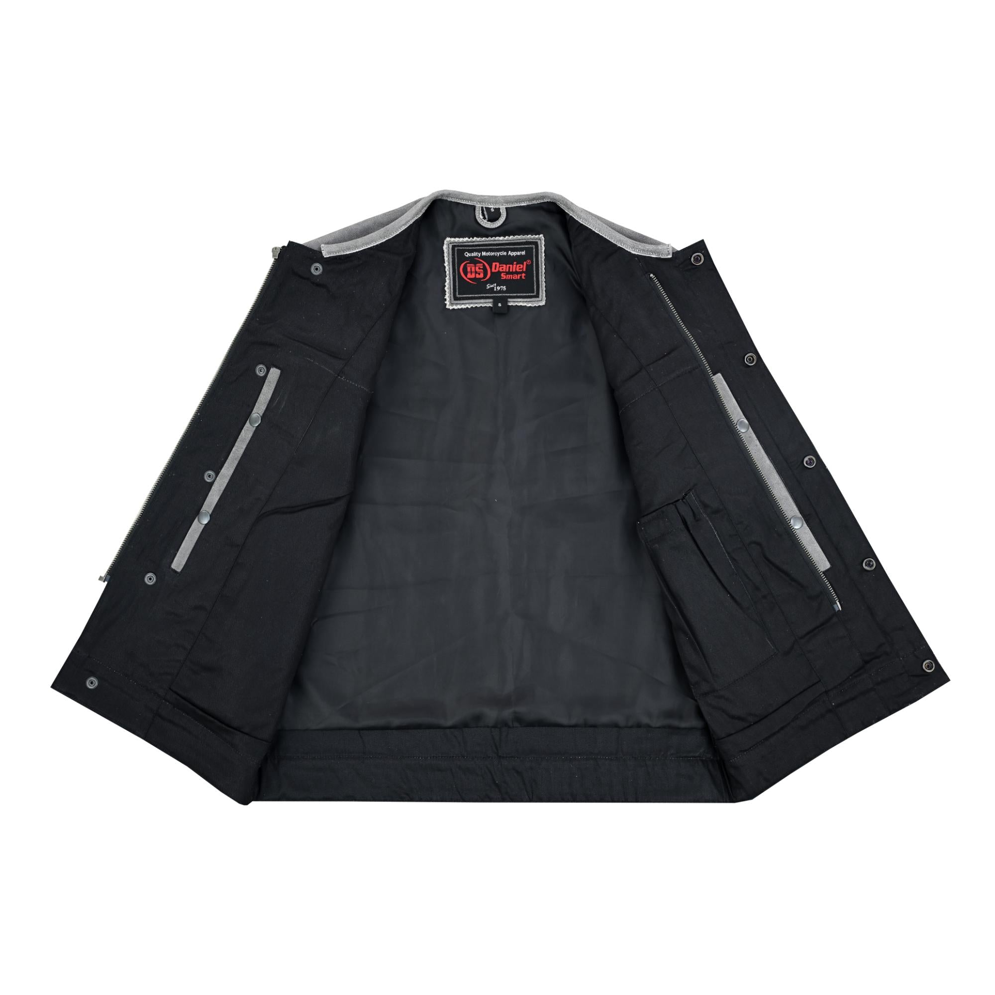 DS191V Concealed Snaps, Premium Naked Cowhide, Hidden Zipper, w/o Col - Image 8