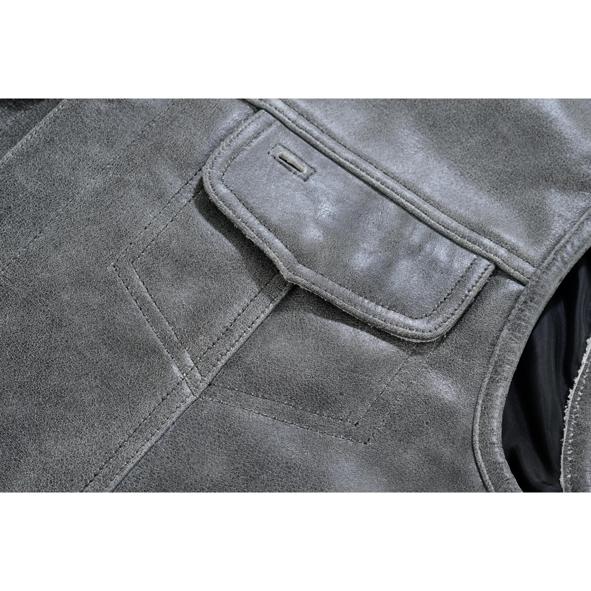 DS191V Concealed Snaps, Premium Naked Cowhide, Hidden Zipper, w/o Col - Image 14