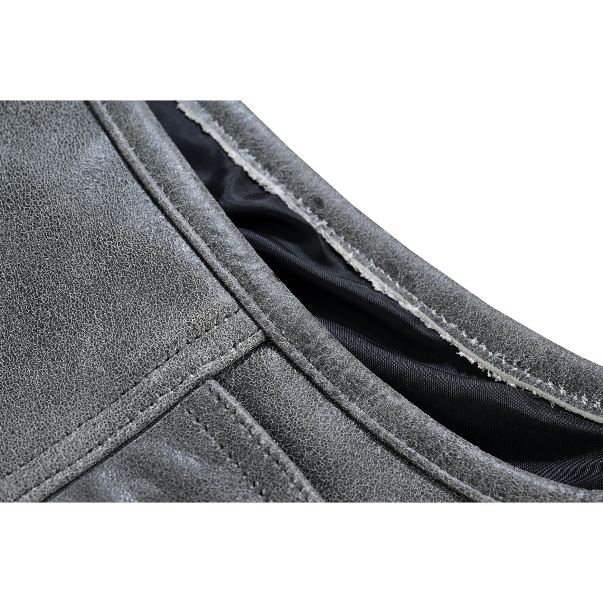DS191V Concealed Snaps, Premium Naked Cowhide, Hidden Zipper, w/o Col - Image 15