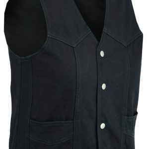 DM9725 Kid's Denim Plain Side Vest