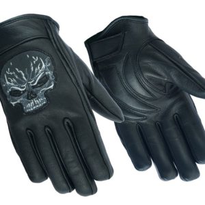 DS47 Reflective Skull Short Glove