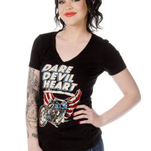 7680BLK Dare Devil Heart