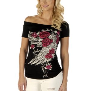 7642BLK Blossomed Elegance