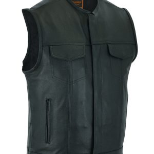 DS177 Upgraded Style Gun Pockets, Hidden #10" Black Metal Zipper, Side Zippers
