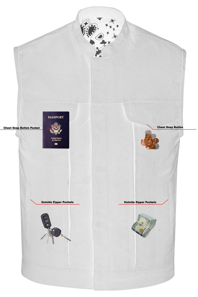 DS909 Men's Modern Utility Style Canvas Vest - Image 8
