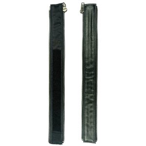 VXP502 Men's Black Universal Vest Expander Panel with Gun Metal Zip # 10