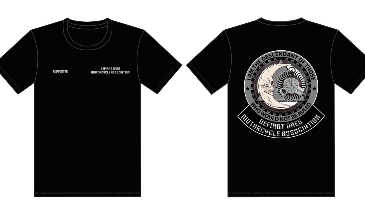 Defiant Ones Supporter T-shirt<br><br> <span style="margin-top:20px !important; font-size:16px !important;"> FOR MEMBERS ONLY SIGN UP TODAY FOR TIER 1 or TIER 2 to GRAB YOUR MEMBER ONLY PRODUCTS</span>
