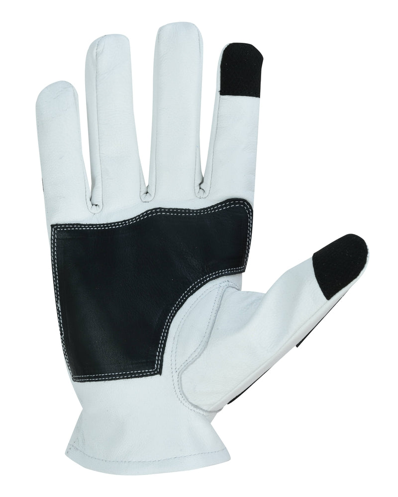 Glove Grace White and Black Skeleton Hand Riding Glove - Image 6