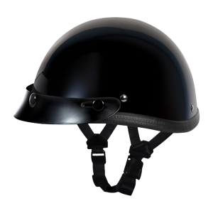 Novelty Smokey W/ Snaps- Hi-Gloss Black