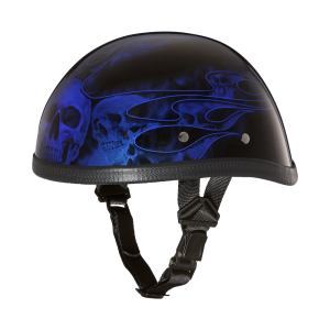 Novelty Eagle- W/ Skull Flames Blue