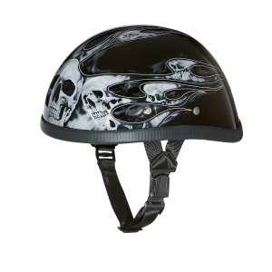 Novelty Eagle- W/ Skull Flames Silver
