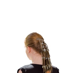 Dream Apparel Women Brown Motorcycle Ponytail Holder