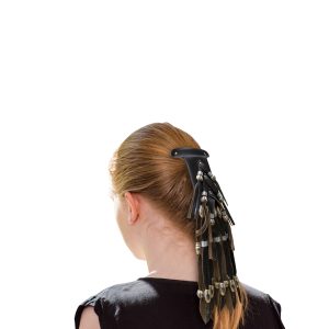 Dream Apparel Women Dark Brown Motorcycle Ponytail Holder