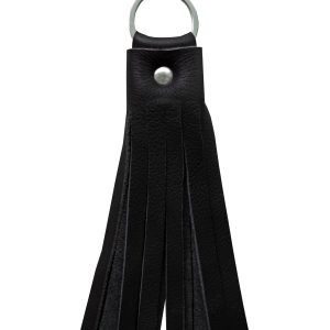 Dream Apparel Black Leather Key Chain