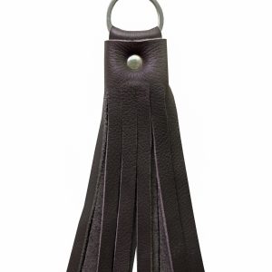 Dream Apparel Brown Leather Key Chain