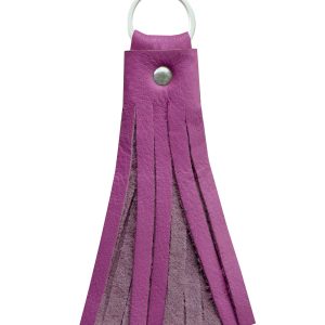 Dream Apparel Pink Leather Key Chain