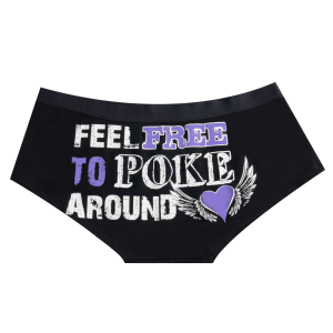 Dream Apparel FEEL FREE TO POKE AROUND Men's Underwear Boxer Low Rise Brief Underpants Shorts