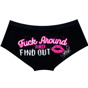 Dream Apparel FUCK AROUND AND FIND OUT Men's Underwear Boxer Low Rise Brief Underpants Shorts