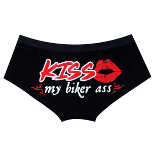 Dream Apparel KISS my biker ass Men's Underwear Boxers Low Rise Brief Underpants Shorts