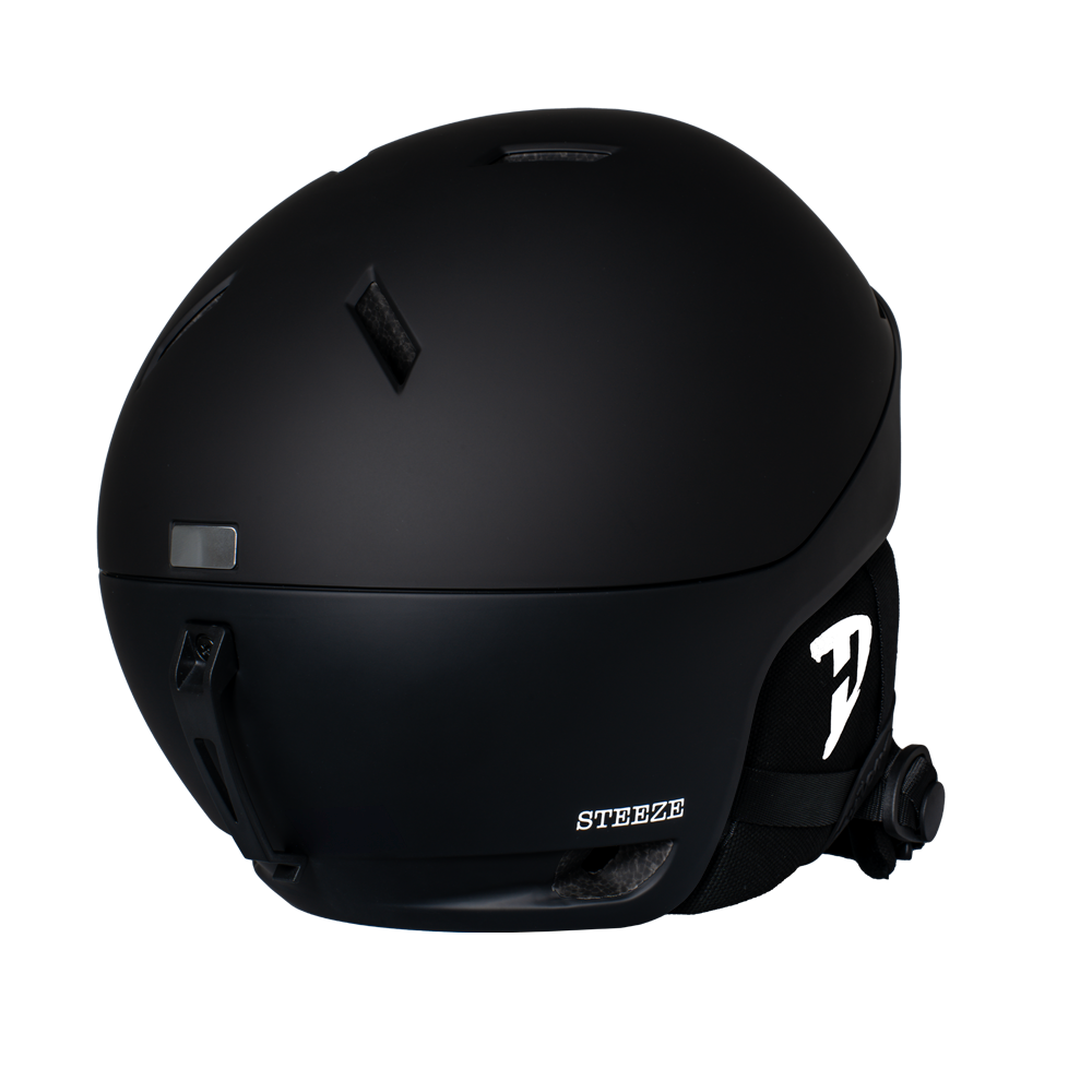 Daytona Steeze Snowboard Helmet - Adjustable Helmet for Men, Women & Youth - Dull Black Finish - Image 4