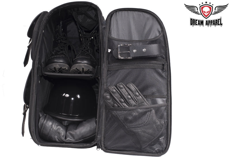 Dream Apparel Big PVC Motorcycle Sissybar Bag - Image 2