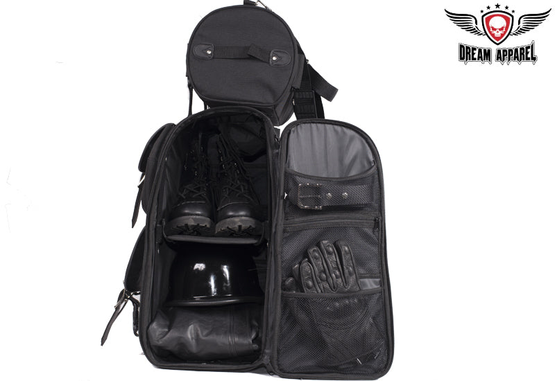 Dream Apparel Big PVC Motorcycle Sissybar Bag - Image 11