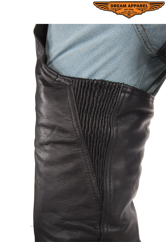 Dream Apparel Cowhide Leather Chaps - Image 5