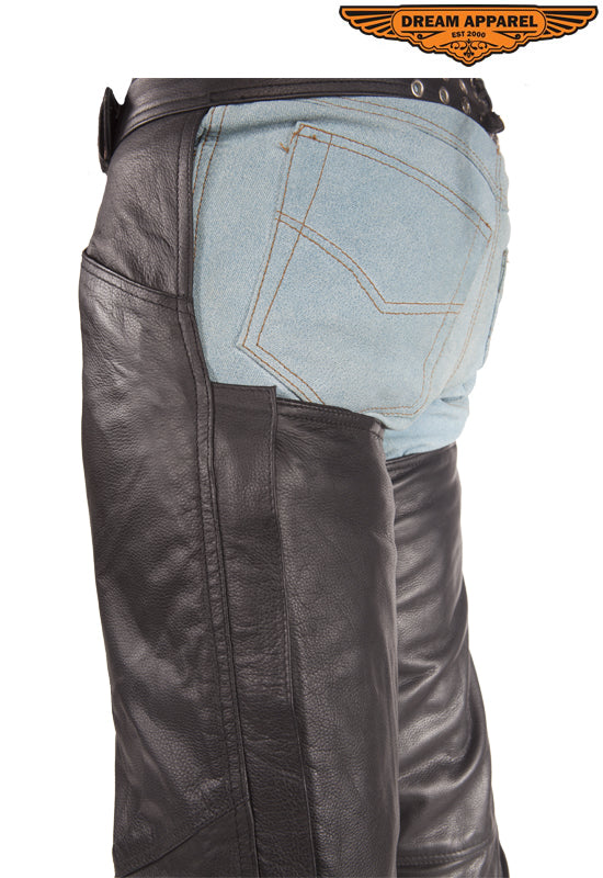 Dream Apparel Cowhide Leather Chaps - Image 6