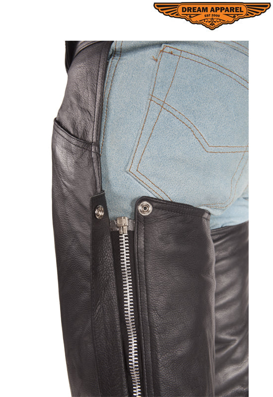 Dream Apparel Cowhide Leather Chaps - Image 7
