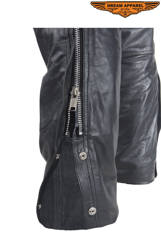 Dream Apparel Cowhide Leather Chaps - Image 8