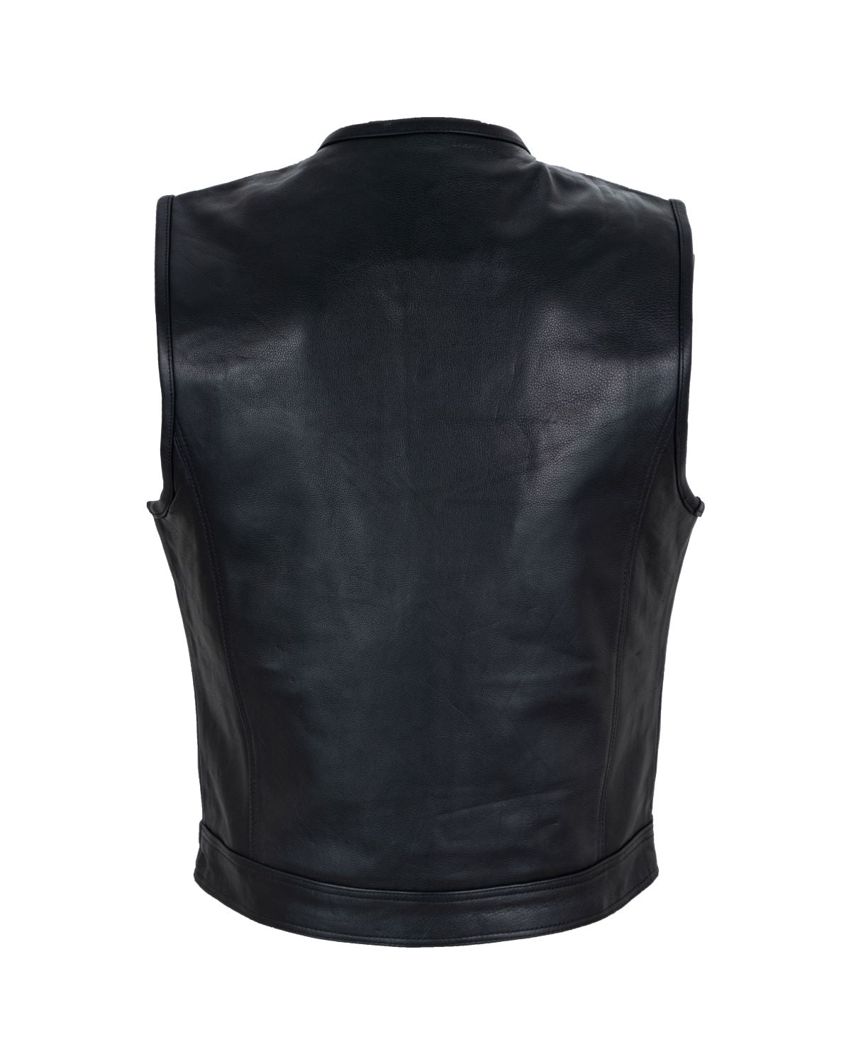 Dream Apparel Men's Motorcycle Club Vest With Black Liner Conceal Gun Pockets - Image 4