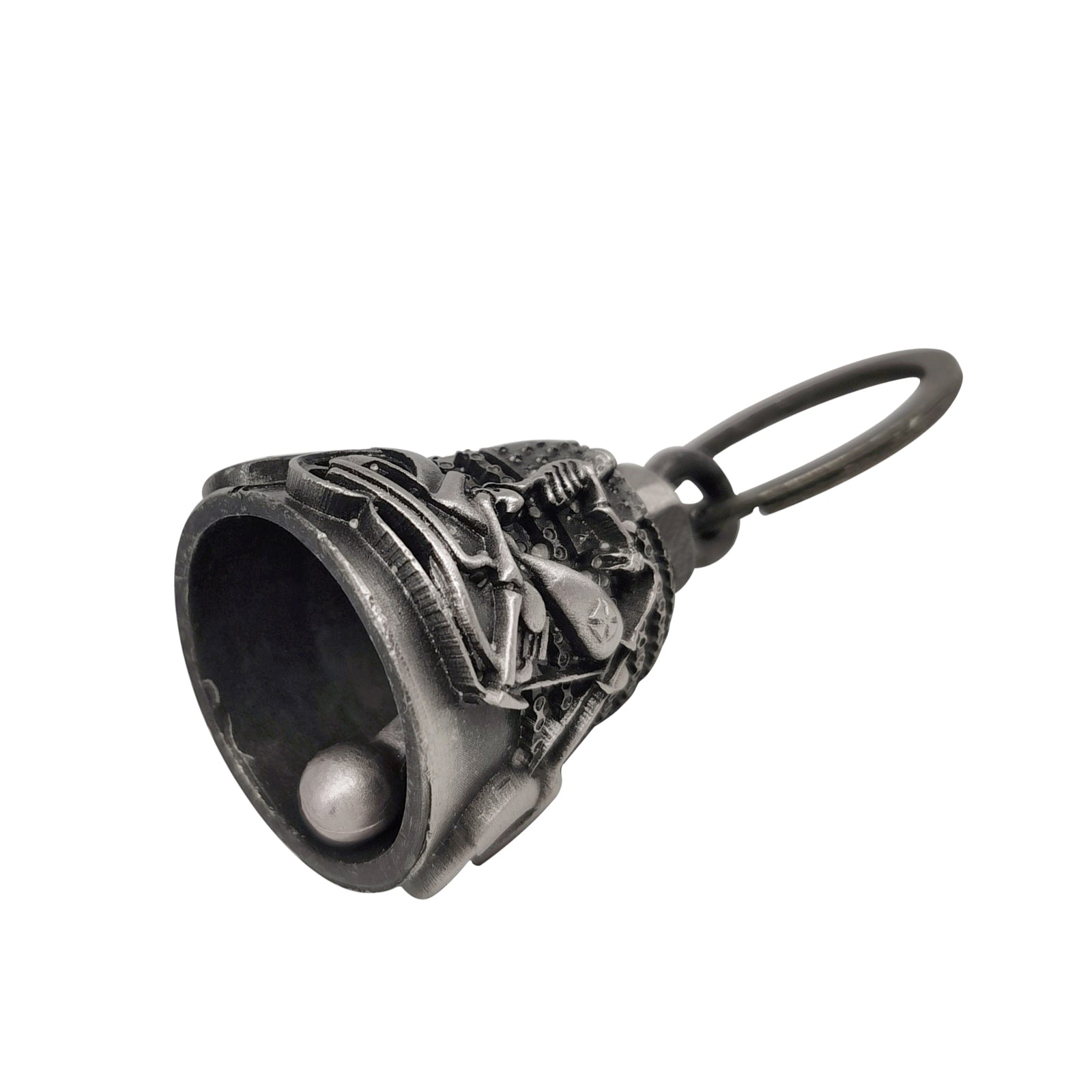 Dream Apparel Skeleton Riding, Motorcycle Bell, USA Flag, for Good Luck in 3-D, Light Weight - Image 3