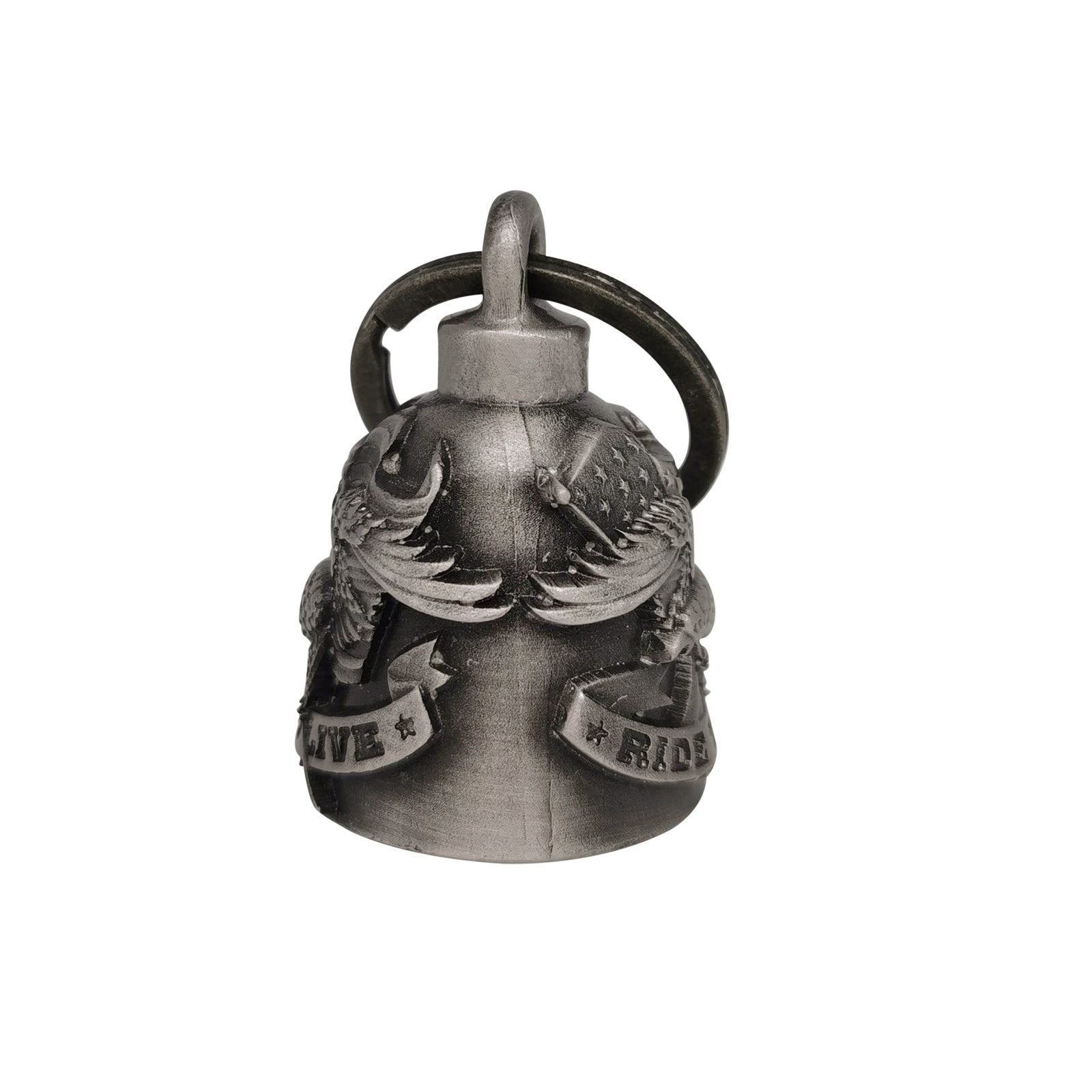 Dream Apparel Live to Ride with Eagle Motorcycle Bell, Good Luck and in 3-D, Light Weight - Image 4