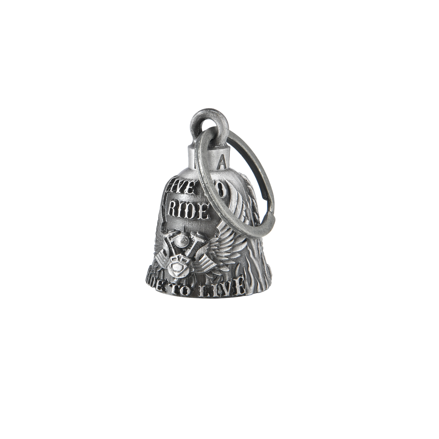 Dream Apparel Eagle Wings with V-Twin Engine, Live to Ride Motorcycle Bell, Good Luck and in 3-D - Image 3