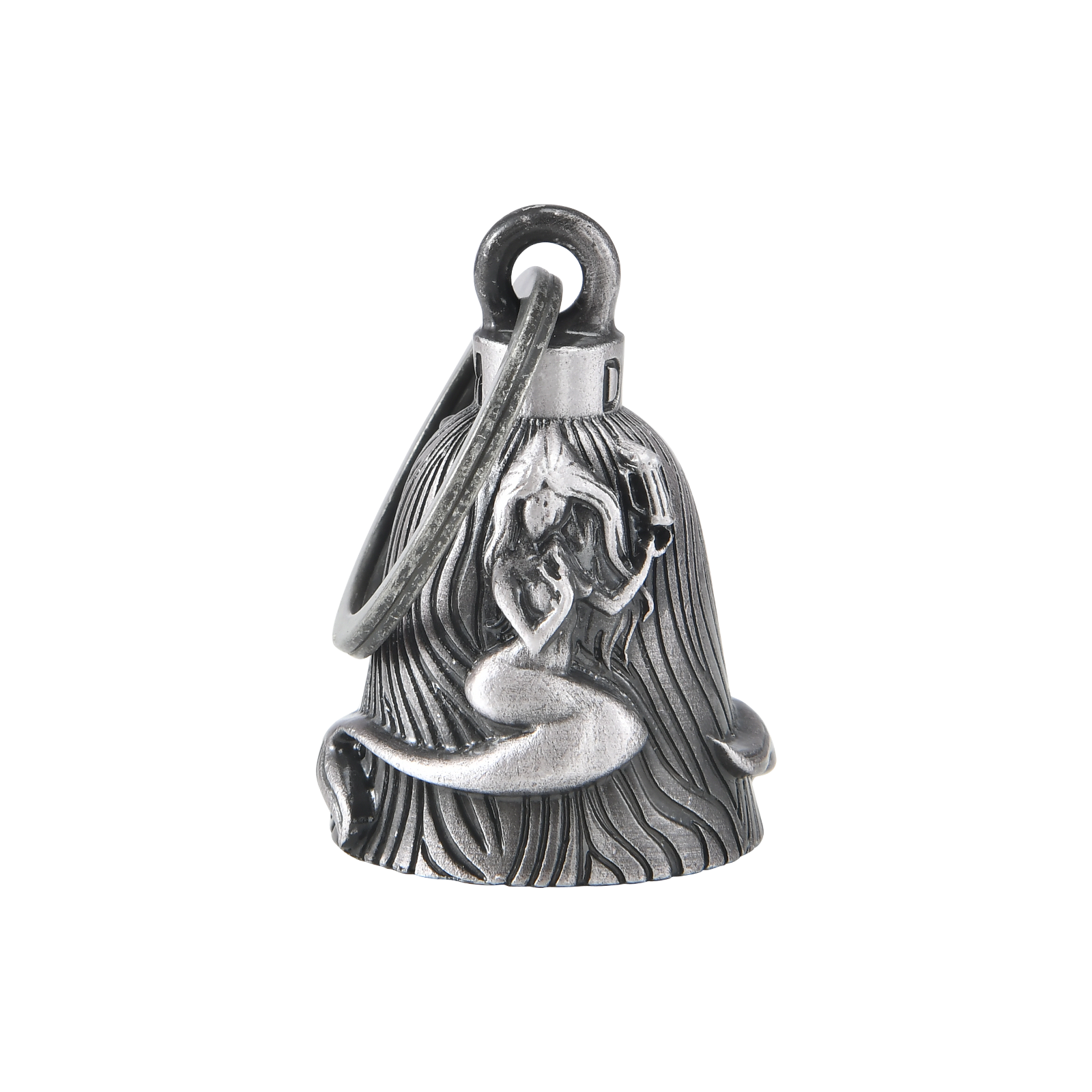 Dream Apparel Mermaid Holding Beer Motorcycle Bell, for Good Luck and in 3-D, Light Weight - Image 2