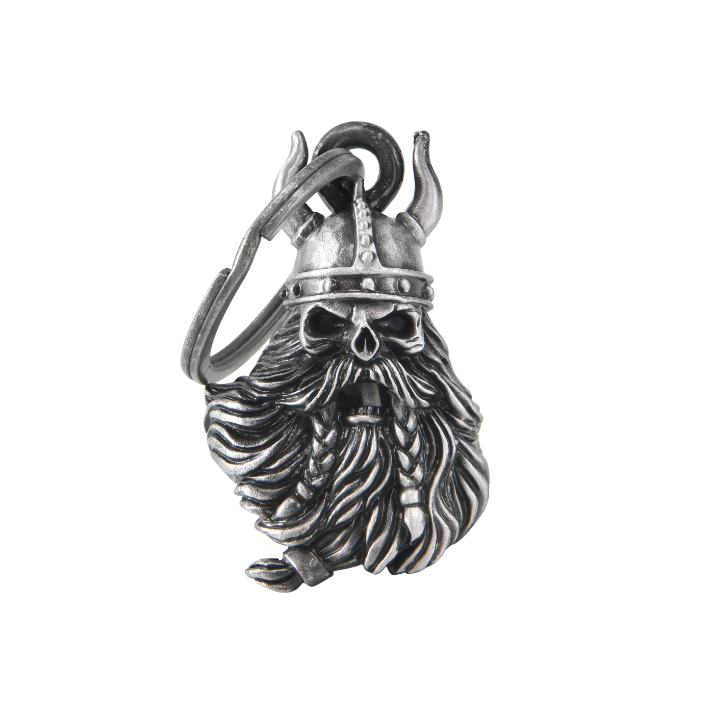 Dream Apparel Viking Helmet Beard Skull Motorcycle Bell, for Good Luck and in 3-D, Light Weight - Image 3