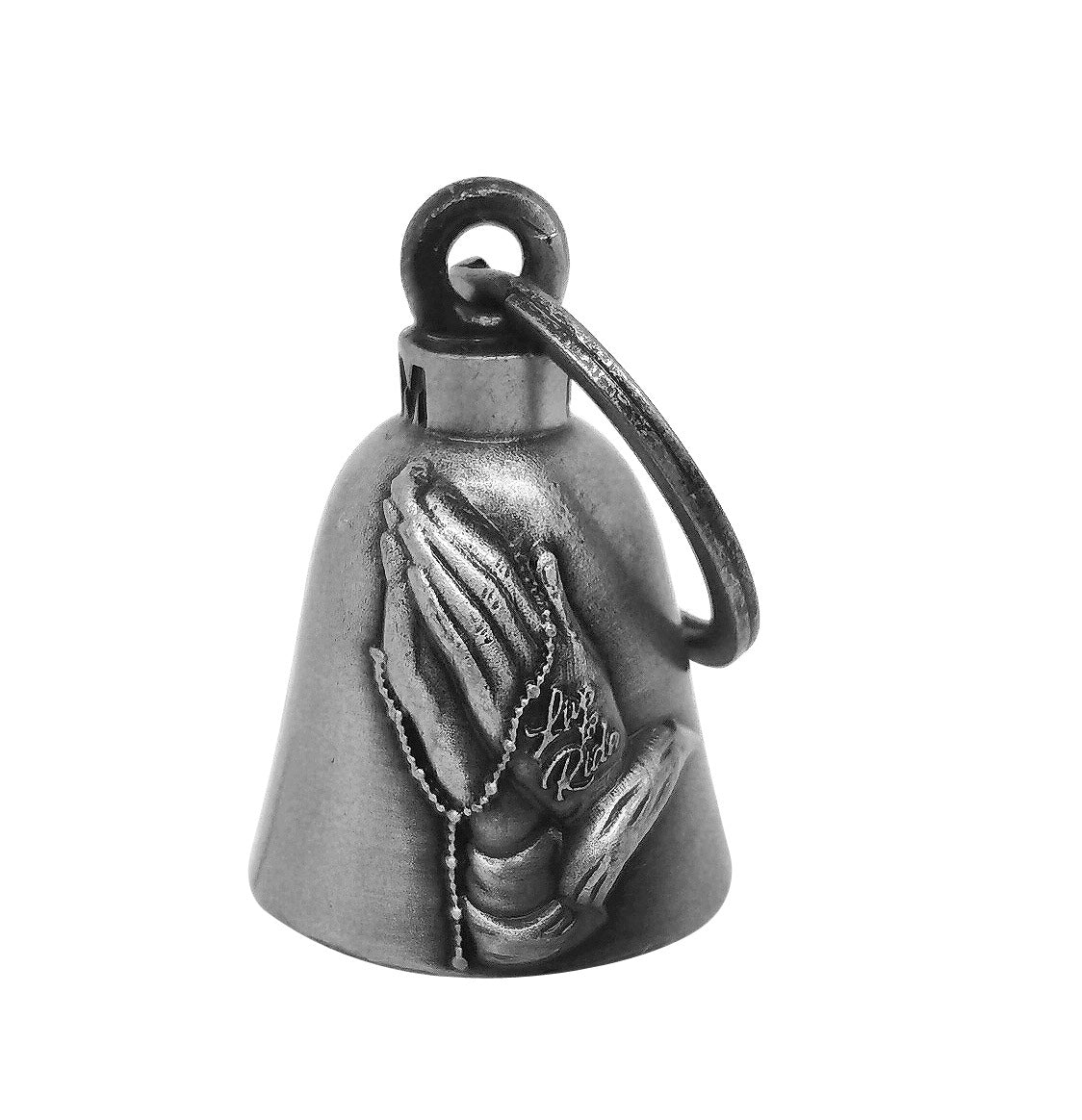 Dream Apparel Praying Hands Motorcycle Bell for Good Luck in 3-D, Light Weight Impact Resistant