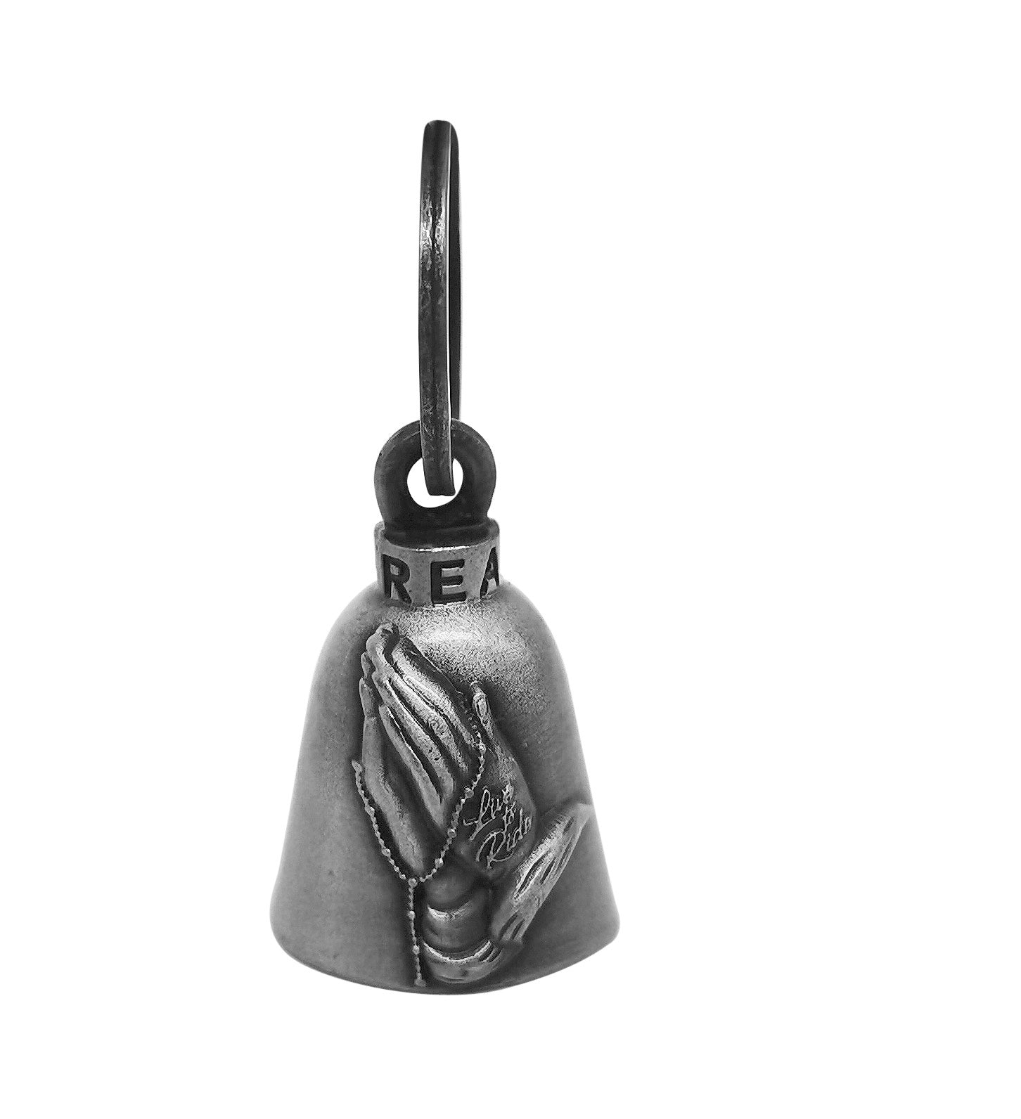 Dream Apparel Praying Hands Motorcycle Bell for Good Luck in 3-D, Light Weight Impact Resistant - Image 3