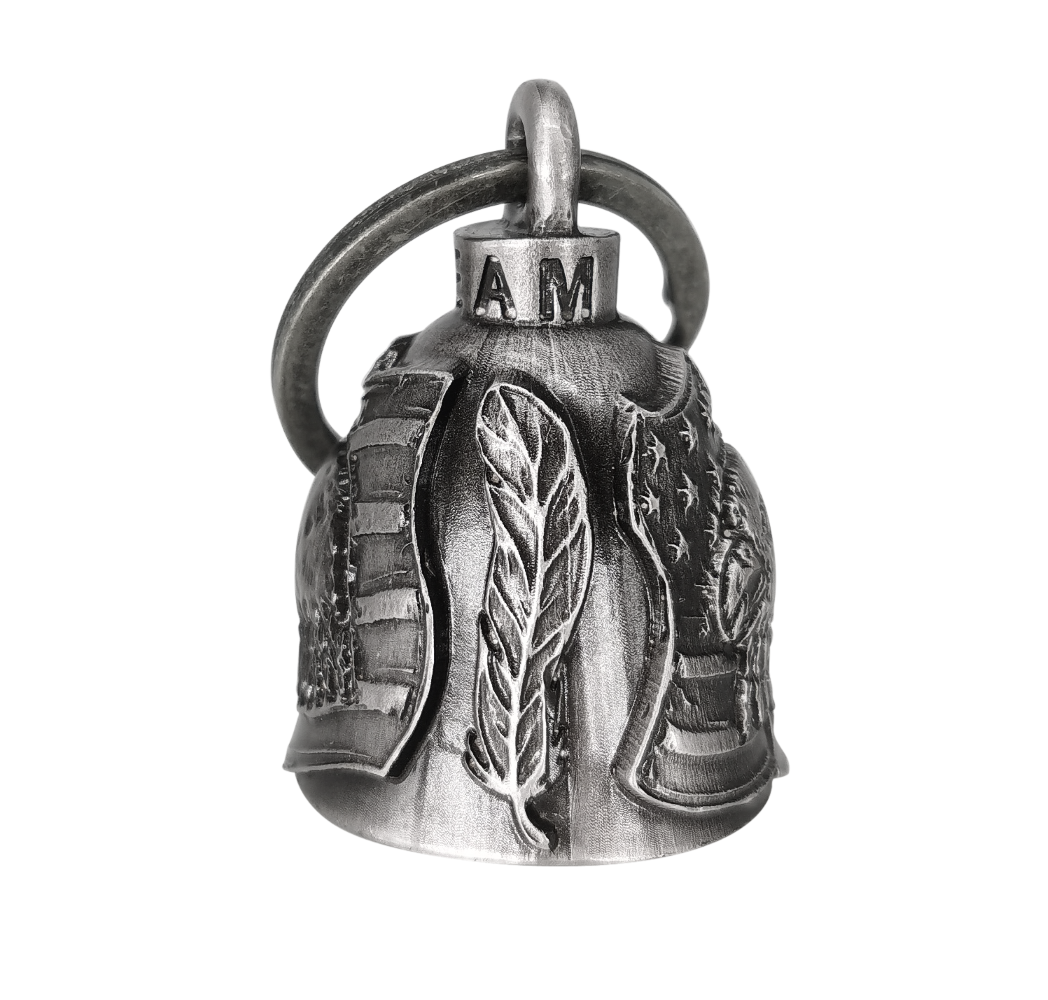 Dream Apparel USA Flag Eagle Head Motorcycle Bell, for Good Luck and in 3-D, Light Weight - Image 3