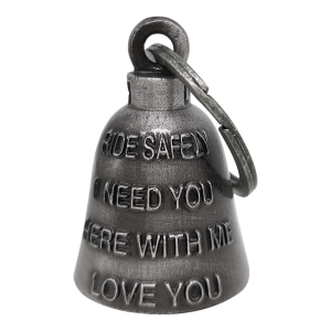 Dream Apparel Ride Safely Motorcycle Bell, for Good Luck and in 3-D, Light Weight