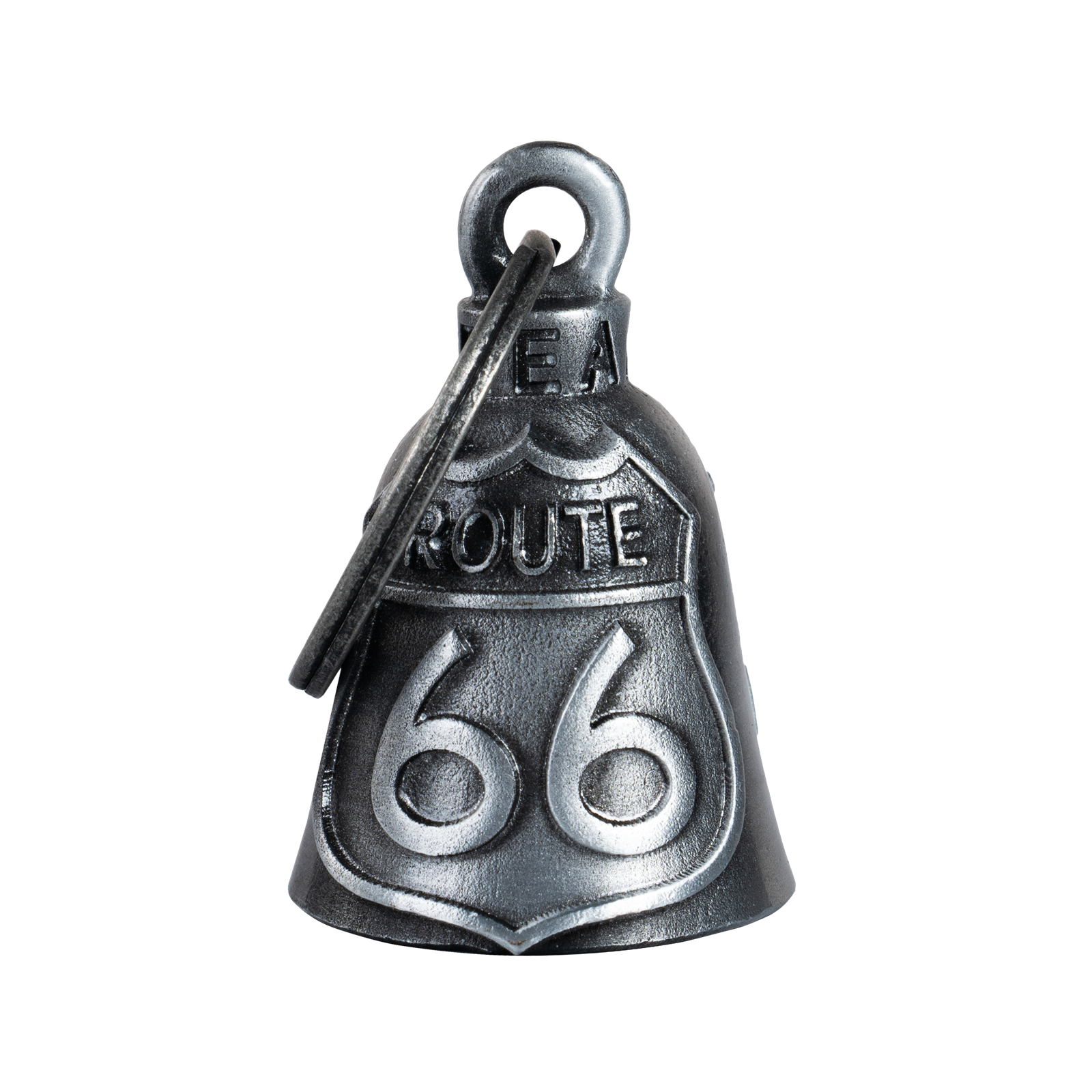 Dream Apparel ROUTE 66 Motorcycle Bell, for Good Luck and in 3-D, Light Weight Impact Resistant