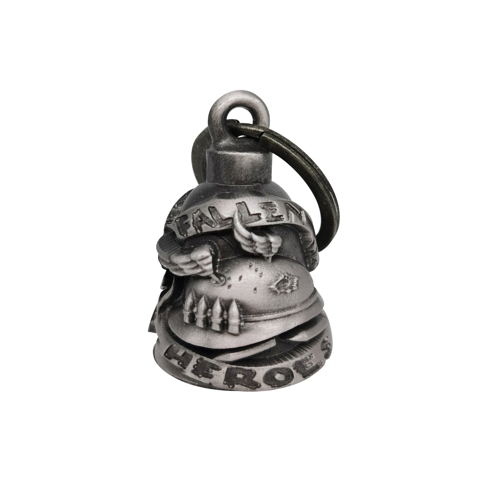 Dream Apparel Fallen Heros Motorcycle Bell, for Good Luck and in 3-D, Impact Resistant - Image 2