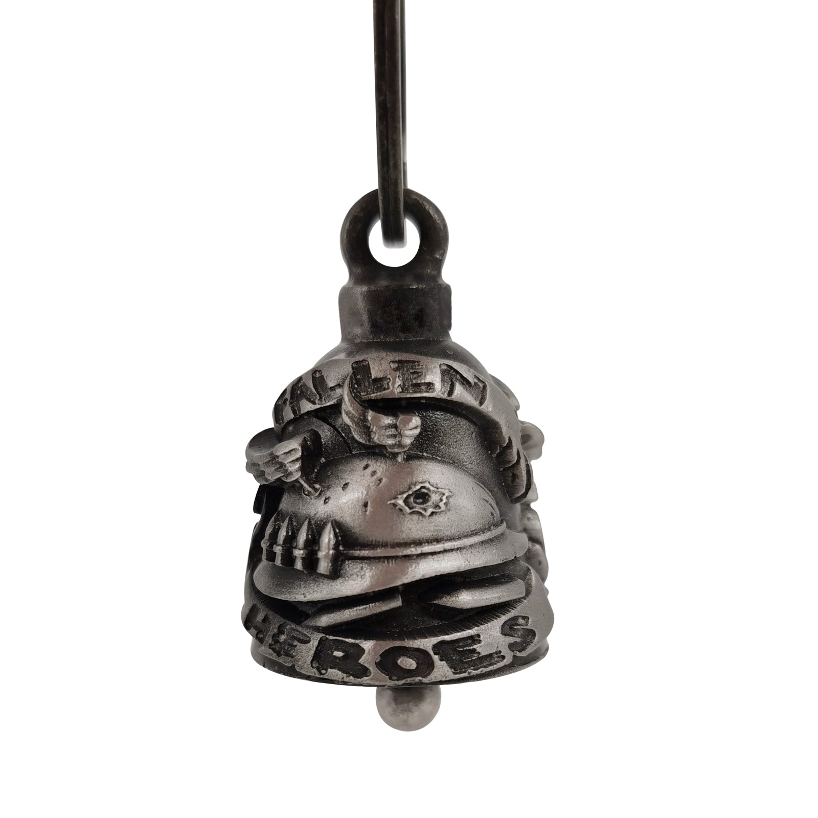 Dream Apparel Fallen Heros Motorcycle Bell, for Good Luck and in 3-D, Impact Resistant - Image 4