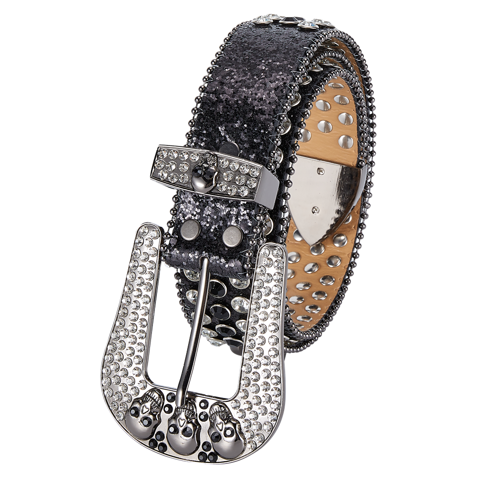 Dream Apparel Premium Strap Men Women Western Fashion Bling Bling Rhinestones Crystal Diamond Belts - Image 3