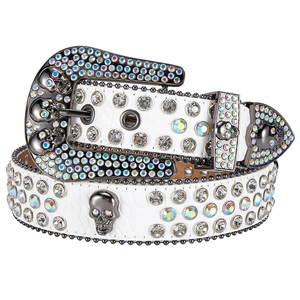 Dream Apparel Premium Strap Men Women Western Fashion Bling Bling Rhinestones Crystal Diamond Belt