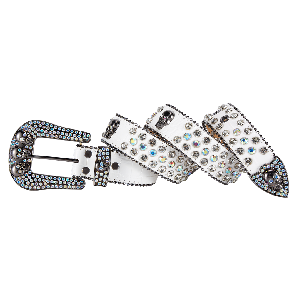 Dream Apparel Premium Strap Men Women Western Fashion Bling Bling Rhinestones Crystal Diamond Belt - Image 2