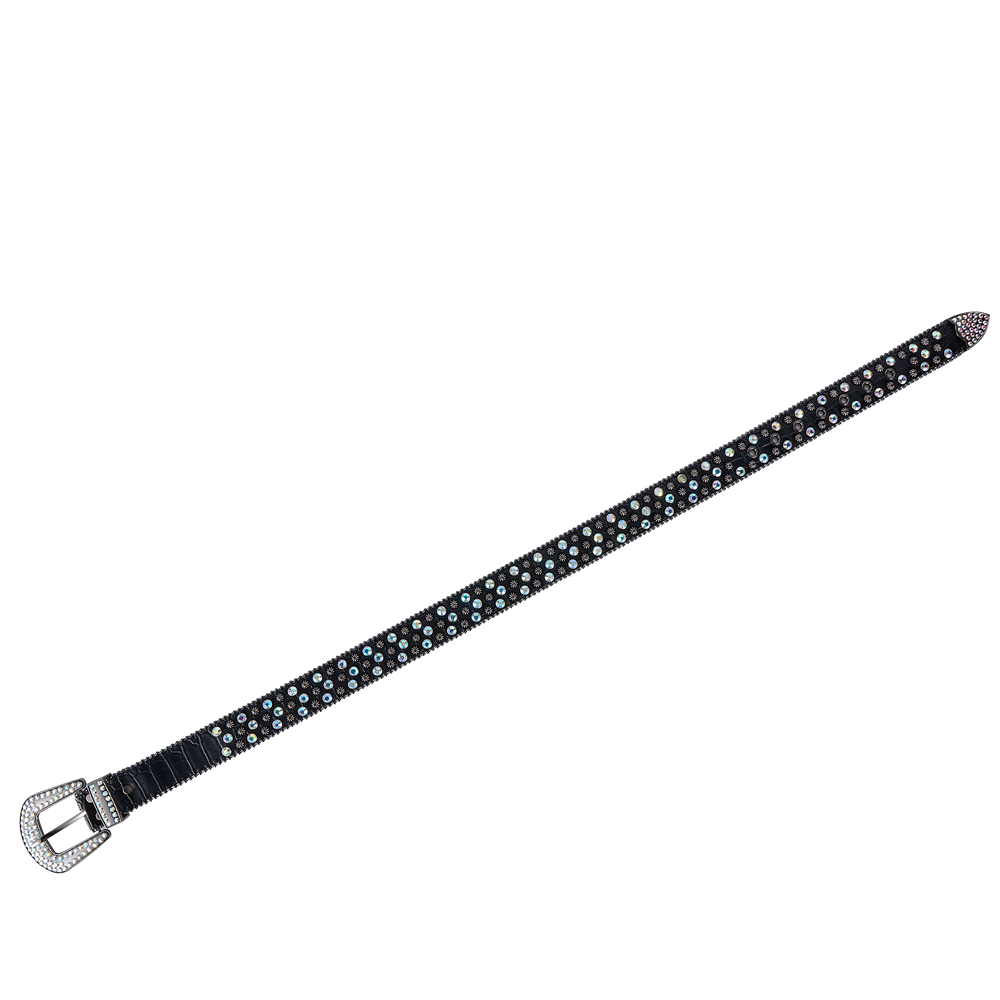 Dream Apparel's Premium Strap Men Women Western Fashion Bling Bling Rhinestones Crystal Diamond Belt - Image 4