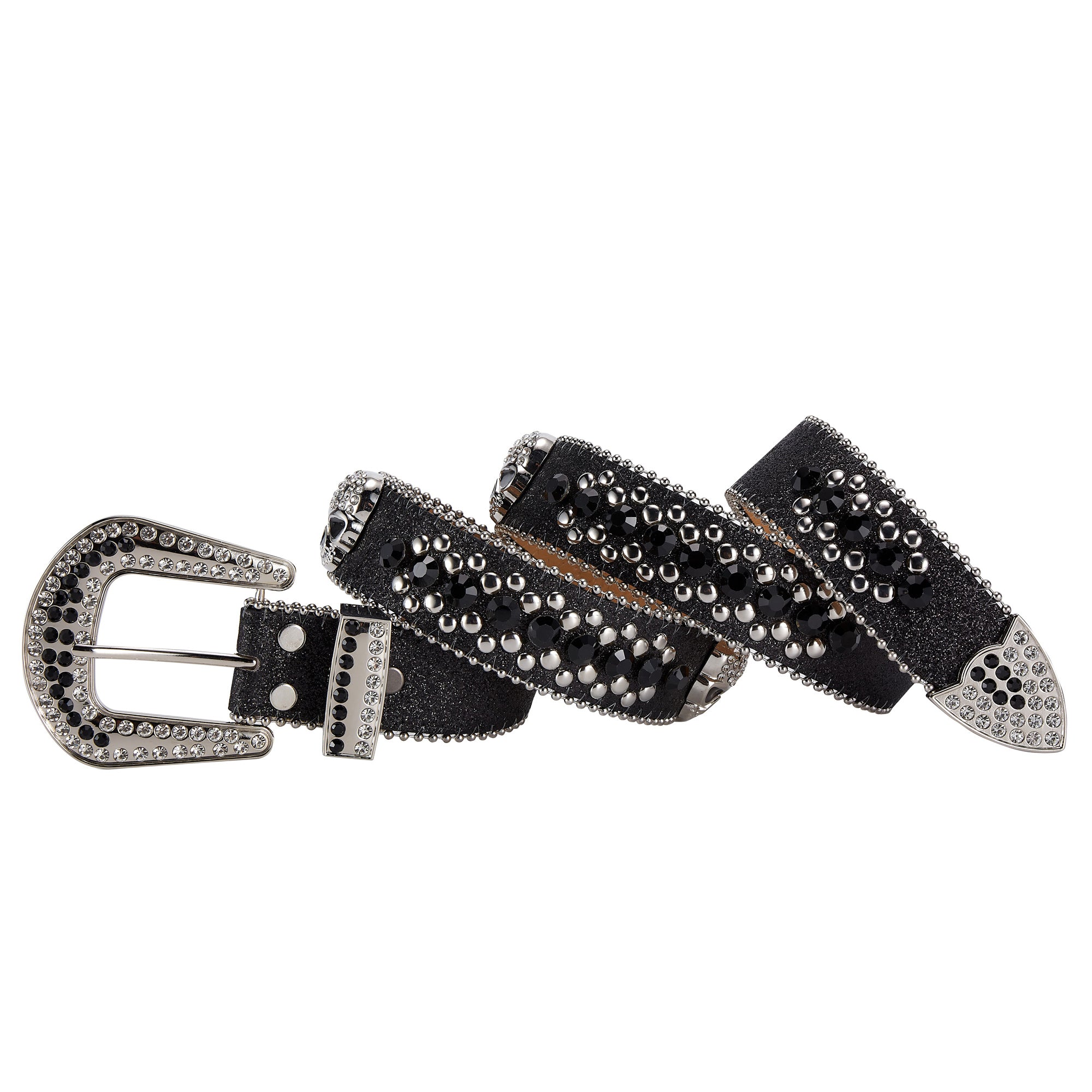 Dream Apparel Premium Strap Men Women Western Fashion Bling Bling Rhinestones Crystal Studded Belt - Image 2