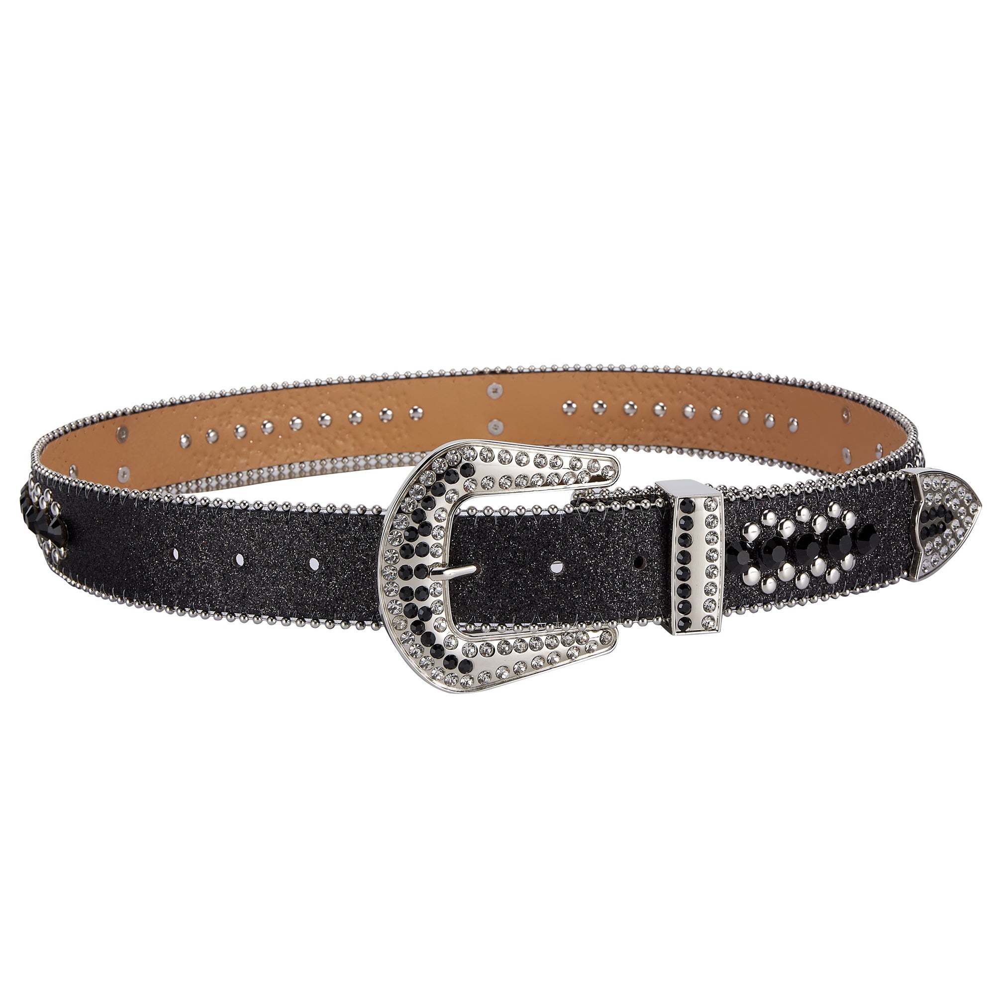 Dream Apparel Premium Strap Men Women Western Fashion Bling Bling Rhinestones Crystal Studded Belt - Image 3